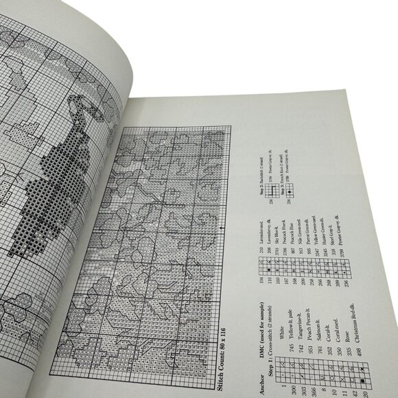 Vanessa-Anns Holidays In Cross-Stitch Book By Oxmoor House 1994 - Picture 4 of 6